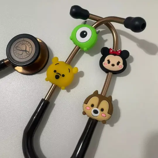 Acessório para Estetoscópio 01 ao 50 - Enfeite para Estetoscópio Pediátrico/Enfermagem Pingente Clínico Fofura