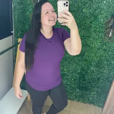 Blusa Feminina Fitnes Academia Long Line Dray Tampa Frente e Costa Alongada Caminhada Básica Moda Maior Plus Size