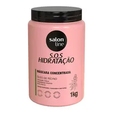 Máscara S.O.S Hidratação Óleo de Rícino Salon Line 1kg