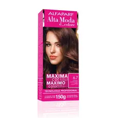 Tintura Alta Moda 6.7 Castanho Luminoso Claro