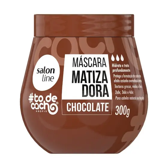Máscara Salon Line #Todecacho Matizadora Chocolate 300gr
