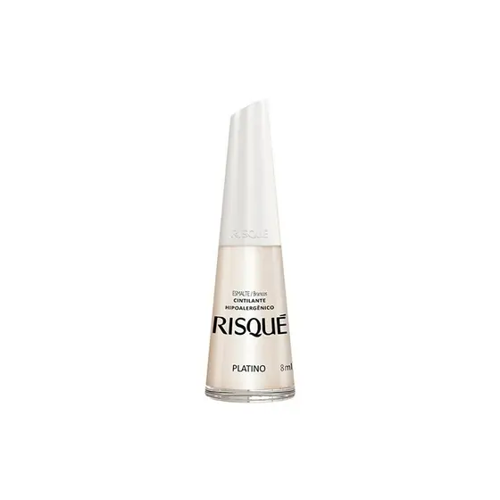 Esmalte Risqué Cintilante Platino