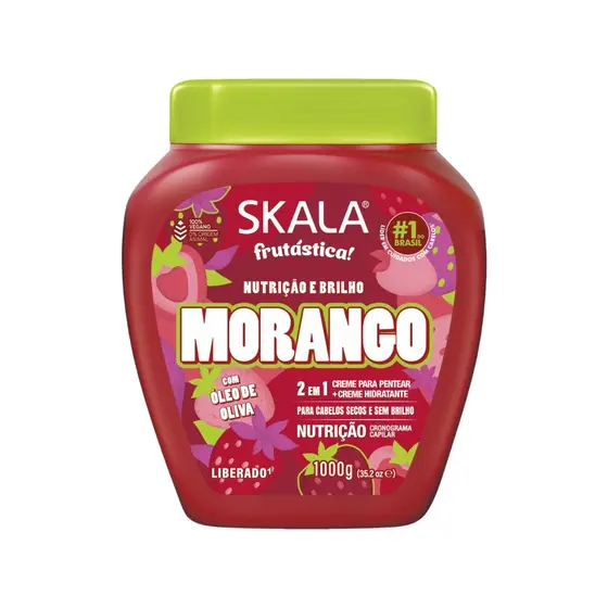 Creme de Hidratação Capilar Skala Frutástica! Morango 1kg