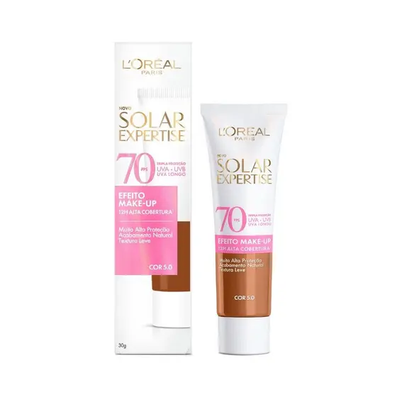 Protetor Solar Facial Loreal FPS 70 Expertise Efeito Makeup 5.0