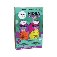 Kit Shampoo + Condicionador Salon Line Hidra Kids Cachinhos 300ml