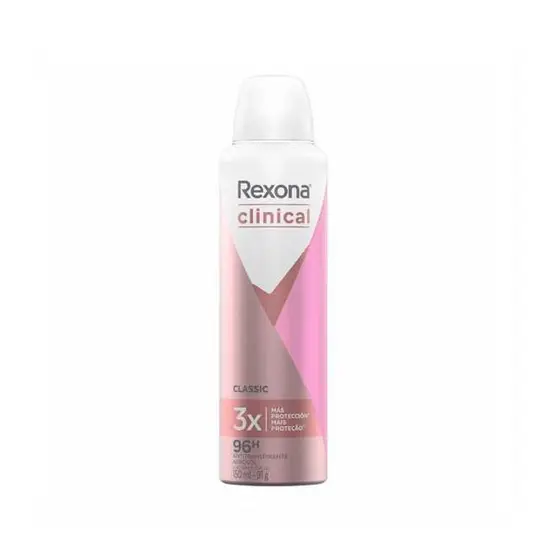 Desodorante Aerossol Rexona Feminino Clinical Clean 150ml