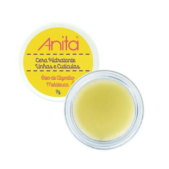 Cera Hidratante Anita Unhas E Cutículas Óleo De Algodão E Melaleuca 7g