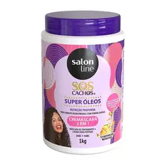 Cremáscara 2 em 1 SOS Cachos Super Óleos Salon Line 1kg