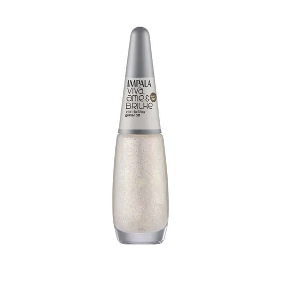 Esmalte Impala Glitter Coleção Viva Ame e Brilhe Vim Brilhar