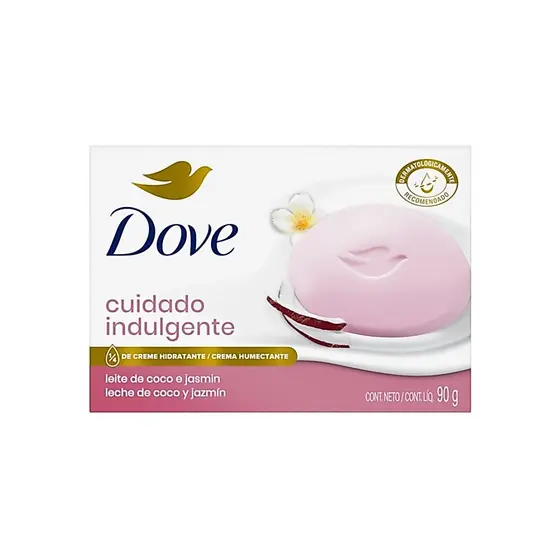Sabonete Dove Nutrição Indulgente Leite de Coco e Jasmim 90G