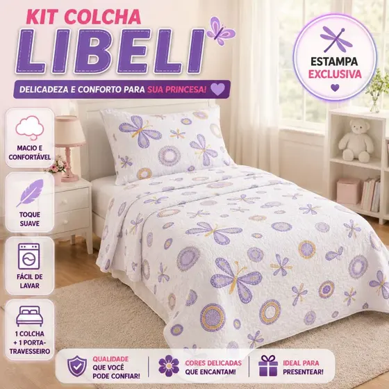 Colcha Solteiro Kids Studio Mix Premium Matelada Bouti Infantil Envio Rápido