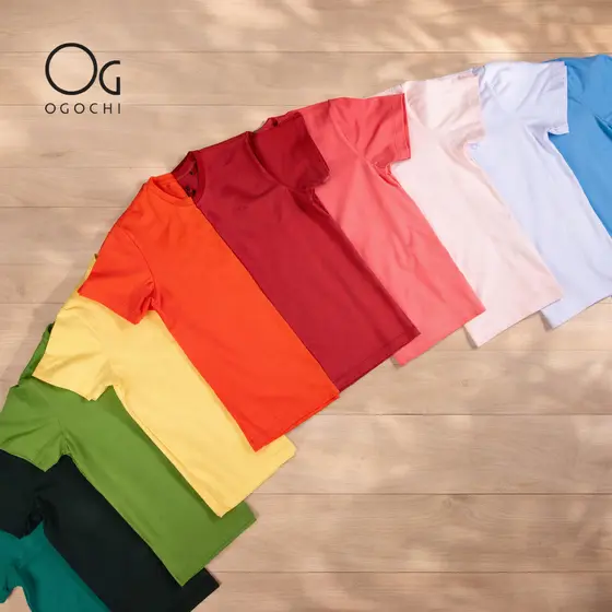 Camiseta Ogochi Masculina Original Slim Fit Básica Premium Conforto Alta Qualidade