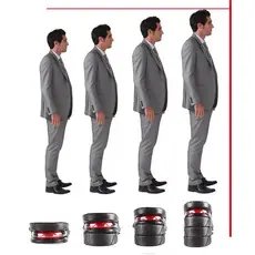 Palmilha Aumenta Altura Até 9cm Modelo Recortável Anti Impacto Confortável Para Homens E Mulheres