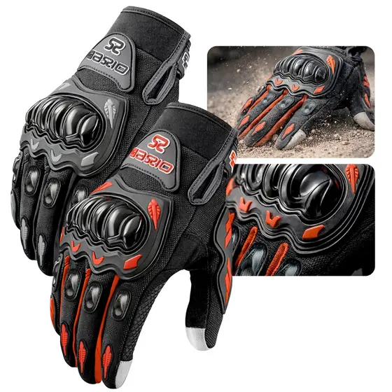 Luva Moto Motoboy Motociclista Antiderrapante Proteção Impacto