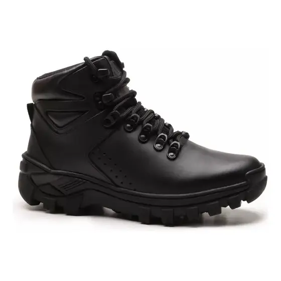 Bota Adventure Masculina Couro Legitimo Coturno Resistente