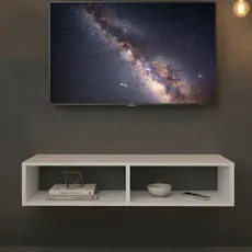 Rack Suspenso 80cm em MDF – Suporte para PlayStation, Xbox, Receptor e Eletrônicos