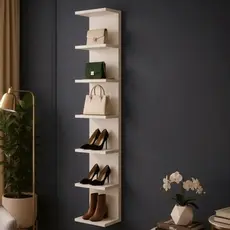 Torre De Prateleira Estante Mdf 170 e 85 Cm Multiuso Para Quarto decoração Estante Multiuso Perfumes