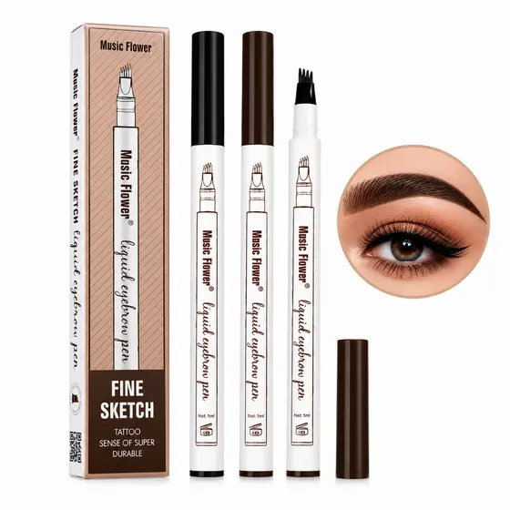 Caneta Lapis Henna Efeito Microblading Sobrancelha