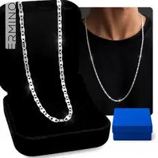 Corrente de Prata 925 Piastrine 2mm Masculina 60cm 70cm Cordão Correntinha Presente Brilhante