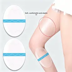 10 Pçs Descartáveis Anti-Fricção Coxa Adesivos Invisíveis Joelho & Corpo Esfregando Remendos Unisex Respirável Rachadura