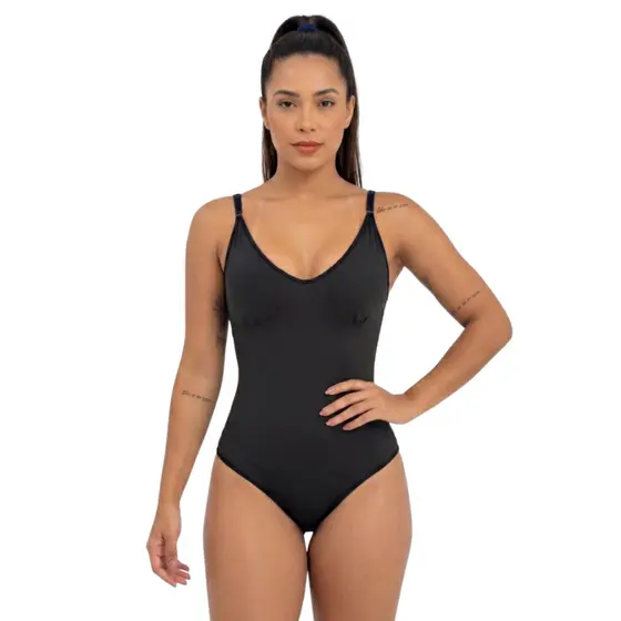 Bore Modelador Suplex Sustentação Redução Medidas Body Modelador Plus Size  50 52