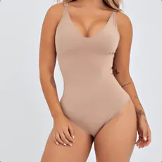 Body Modelador feminino Body Feminino Plus Size P ao G3 Bore Modelador Feminino