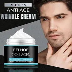 Creme De Colágeno Para Homens , Anti Rugas 30g