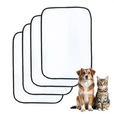 4 Tapetes Higiênico Lavável Para Cães 70x50cm