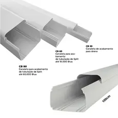 Canaleta Para Split Cb30 Cb60 Cb80 1 metro 7000 a 60000 Btus