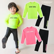 ROROCHAT Kids Rash Guard Top E Calças De Manga Comprida Conjunto De 2 Peças Com Proteção UV De Alta Qualidade