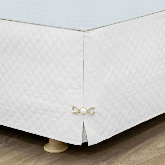 Saia para Cama Box Matelada Casal Padrão 1,90m x 1,40cm x 33cm - Decoração Ideal para Quarto