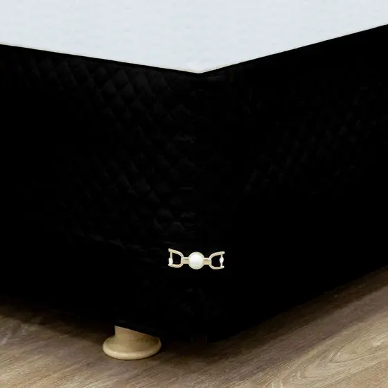 Saia para Cama Box Solteiro Matelada 1,90m x 90cm x 33cm - Decoração Ideal para Quarto