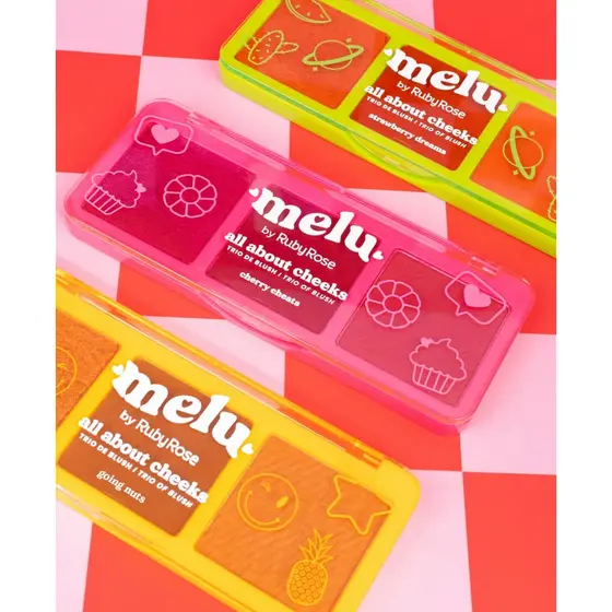Trio De Blush All About Cheeks Melu By Ruby Rose - LANÇAMENTO