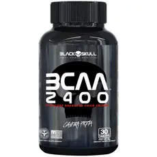 BCAA 2400 Black Skull - 100 Tabs Aminoácidos Ramificado - Original
