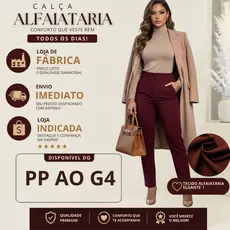 Calça Feminina Social Alfaiataria moda zr pluz zize ; 36 ate 50 com ziper e bolsos moda Inverno 2026