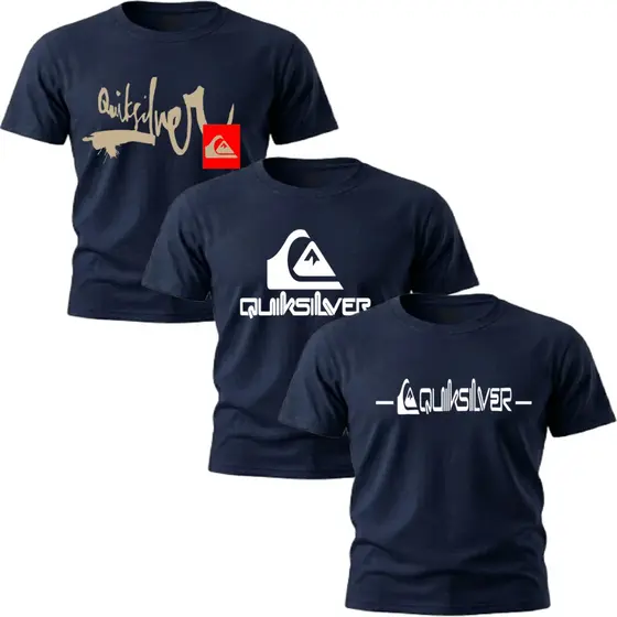 Kit 3 Camiseta Masculina Algodão 100% Alta Qualidade