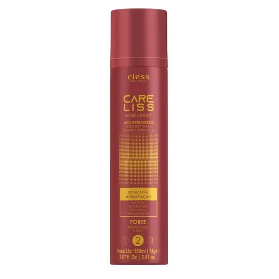 Spray de Cabelo Fixador Forte 150ml - Care Liss
