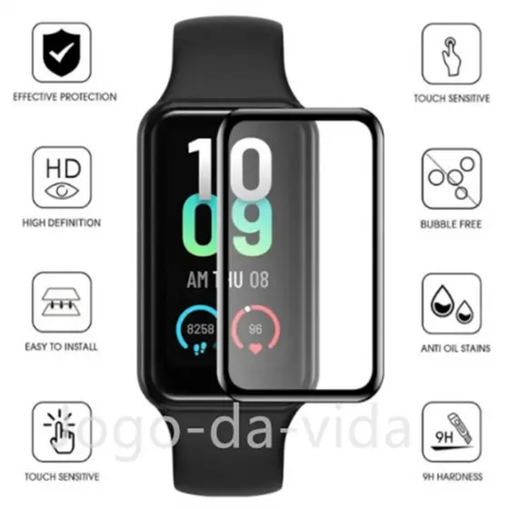 Película de NANO Gel 3D material composto Smartwatch De Tela Completo Para Amazfit Band 7