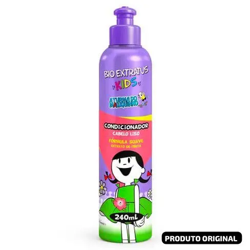 ￼CONDICIONADOR KIDS CABELO LISO DESEMBARACE PERFEITO 240ml - BIO EXTRATUS