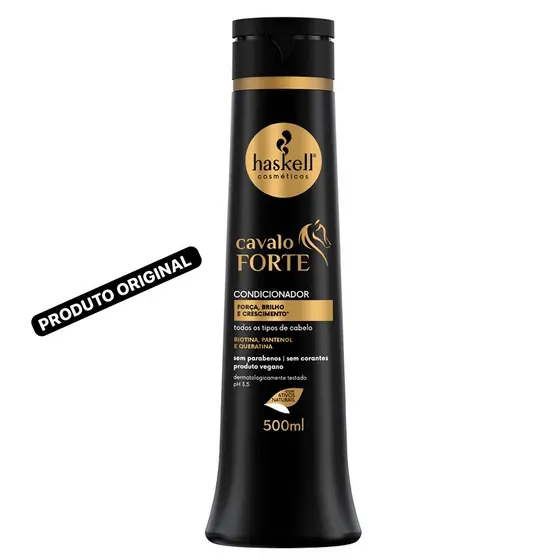 Cavalo Forte - Condicionador 500ml - Combate a Quebra dos Fios HASKELL