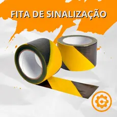 Fita Zebrada de Isolamento 200 Metros – Ideal para Obras Rápidas e Sinalização Temporária