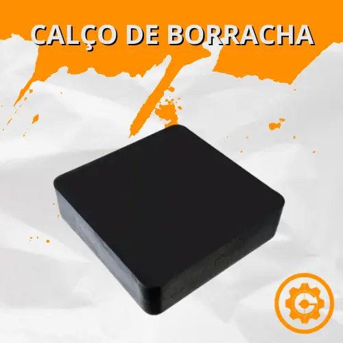 Placa de Borracha Anti Vibração 100x100x25mm Vedação Anti Ruído Academia Bancada Portão