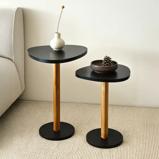 Mesa de Apoio ou lateral Formato Orgânico moderno