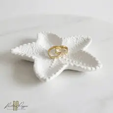 Porta Jóias Estrela Do Mar/ Bandeja Decorativa/ Porta Objetos Realista