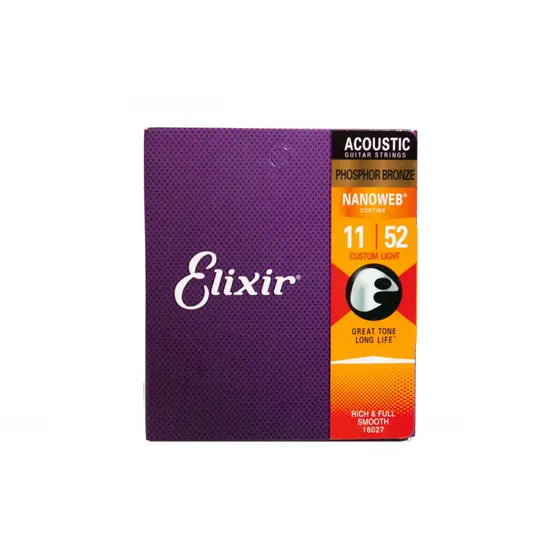 Encordoamento Para Violão Aço 0,11 Elixir 16027 Bronze