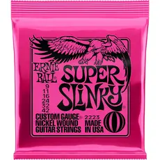 Encordoamento Guitarra 009 Ernie Ball Super Slinky 2223