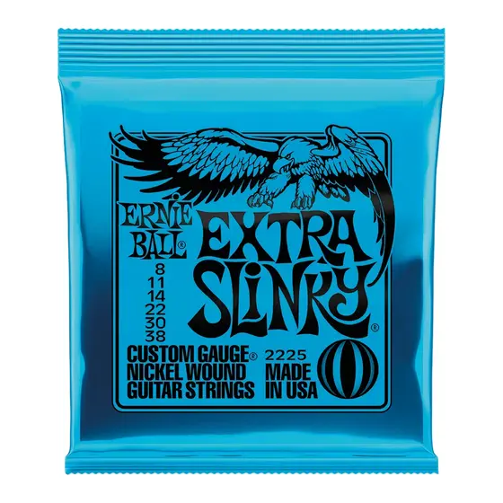 Encordoamento Guitarra 008 Ernie Ball Extra Slinky 2225