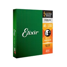 Encordoamento Baixo 5 Cordas Elixir 14777 Medium 0.45-130