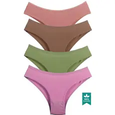 Kit 10 Calcinhas Feminina ALGODÃO Tanga Forro Algodão Macia Lisa Confortável