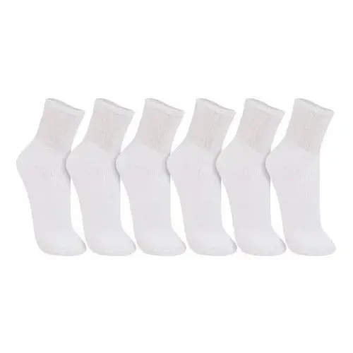 Kit 6 Pares Meias Algodão Esportiva Cano Alto Confort unissex